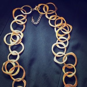NWOT - worn once - Neiman Marcus Gold necklace